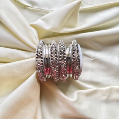 Silver Colored Baby Bangle