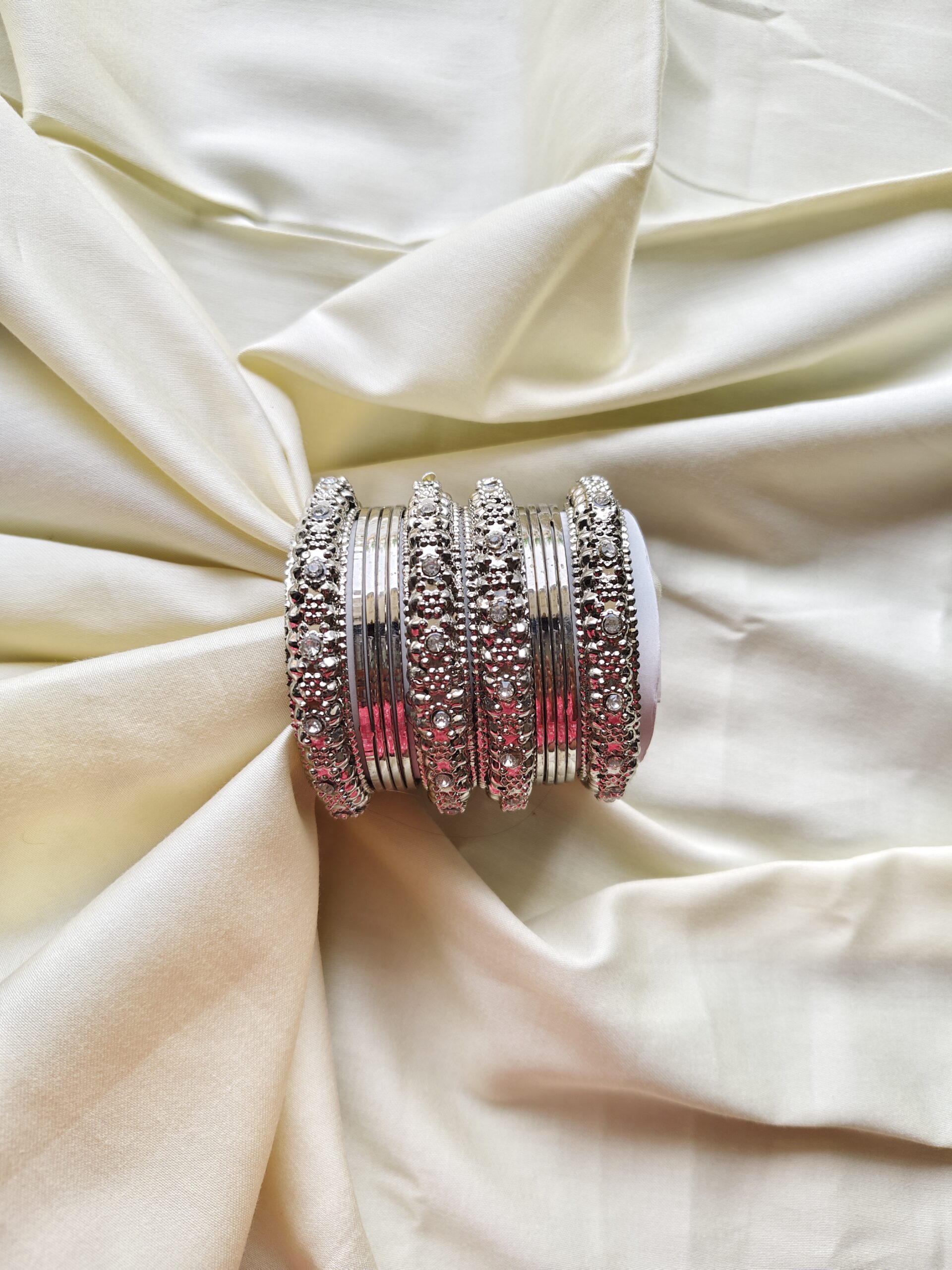 Silver Colored Baby Bangle