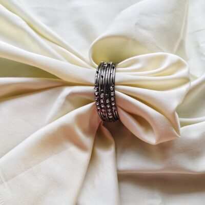 Black Metal Baby Bangle