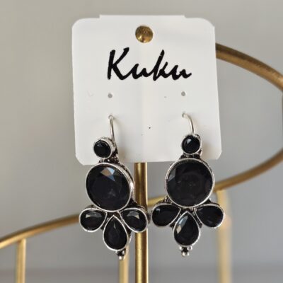 Midnight Charm Drop Earrings