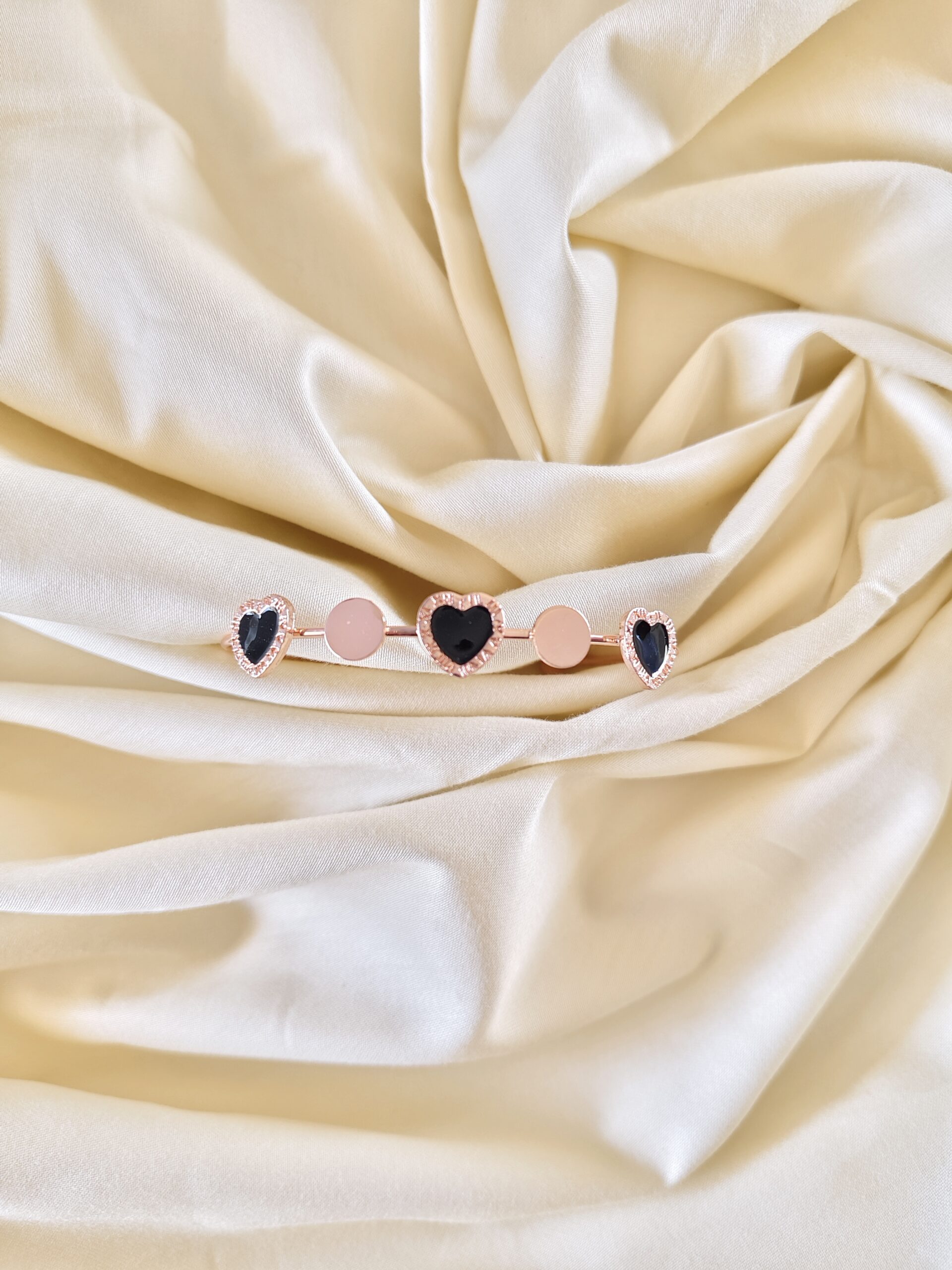 Rose Gold Geometric Charm Braclets - Image 4