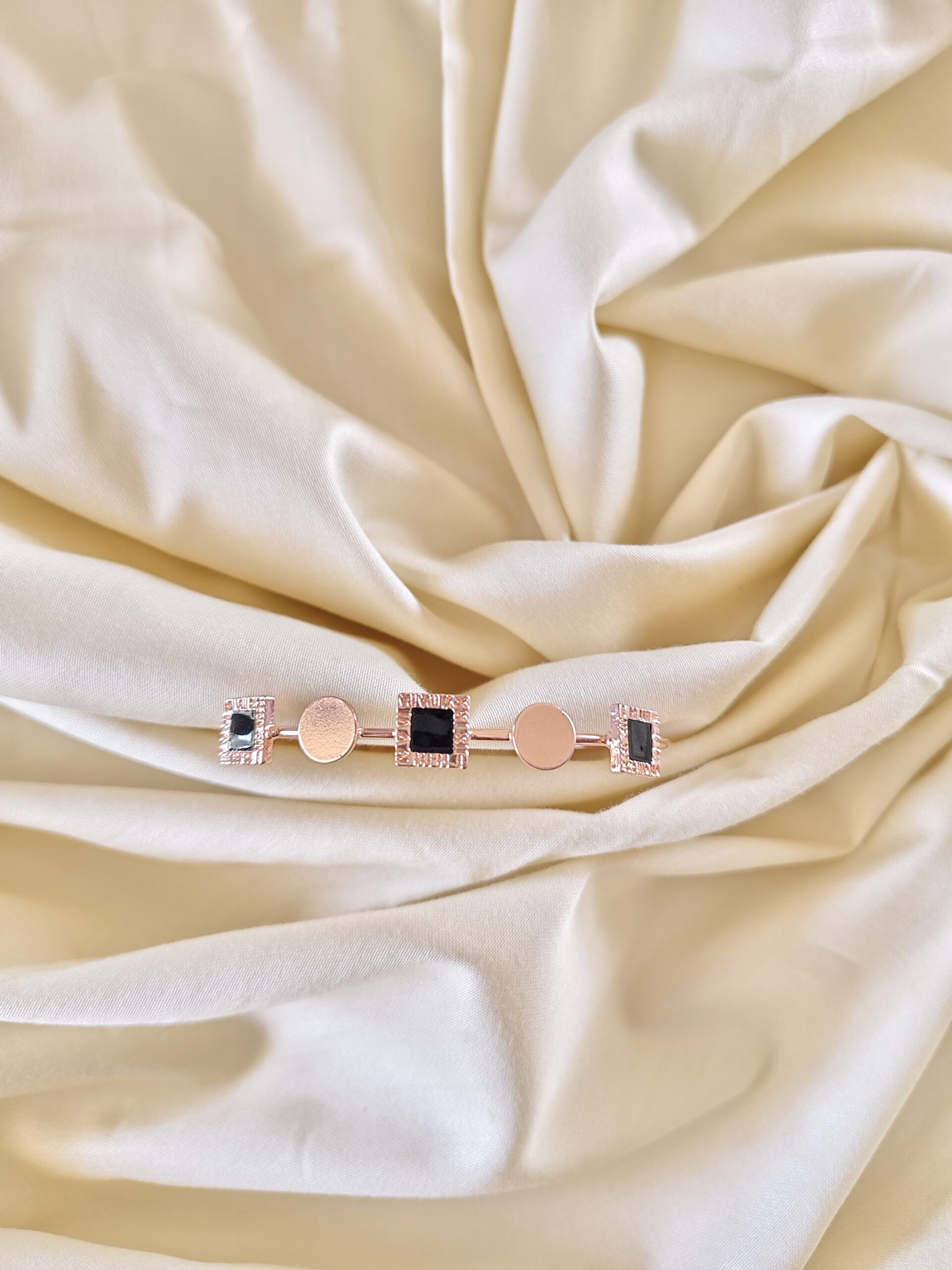 Rose Gold Geometric Charm Braclets - Image 5