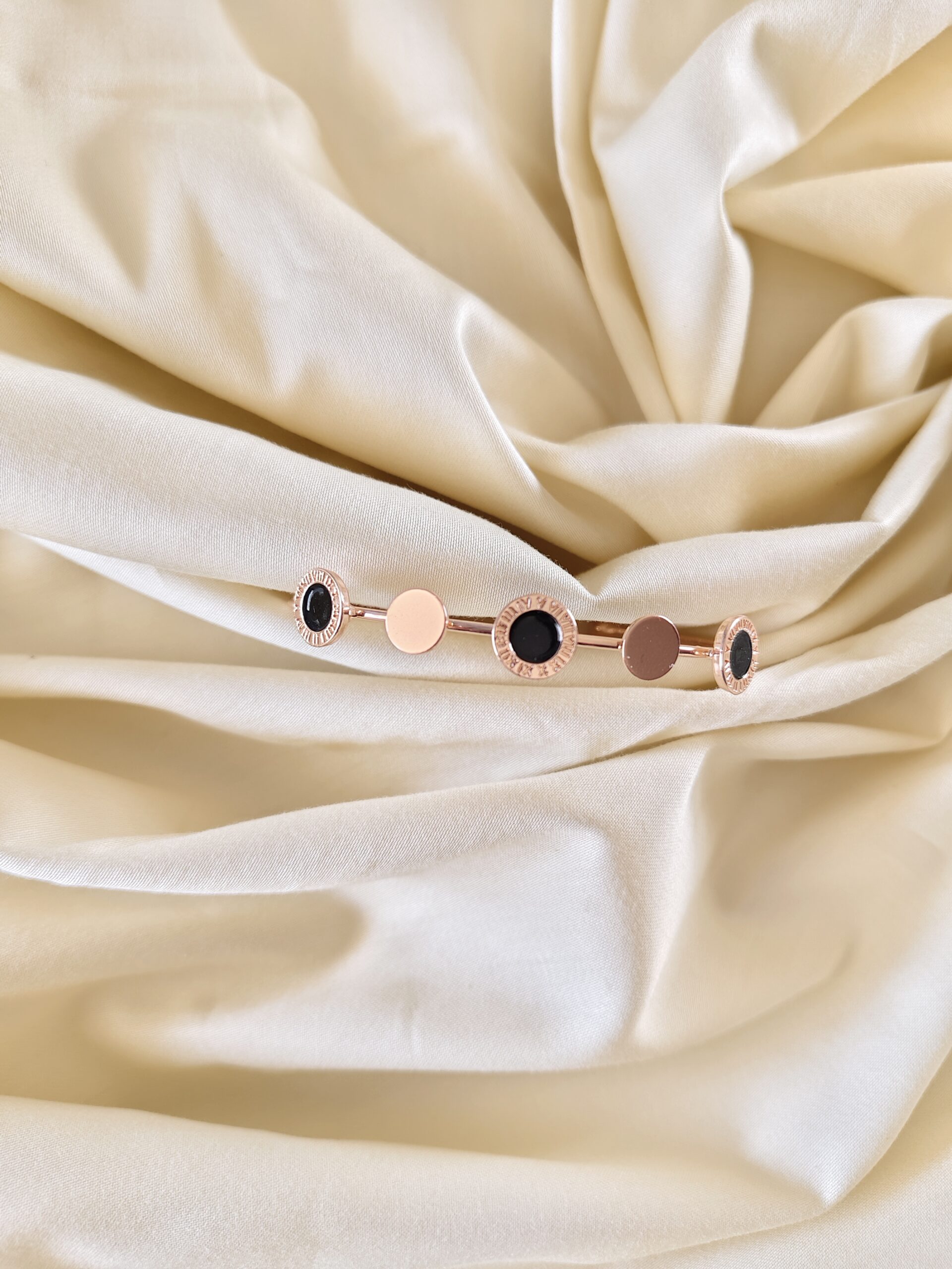 Rose Gold Geometric Charm Braclets - Image 6