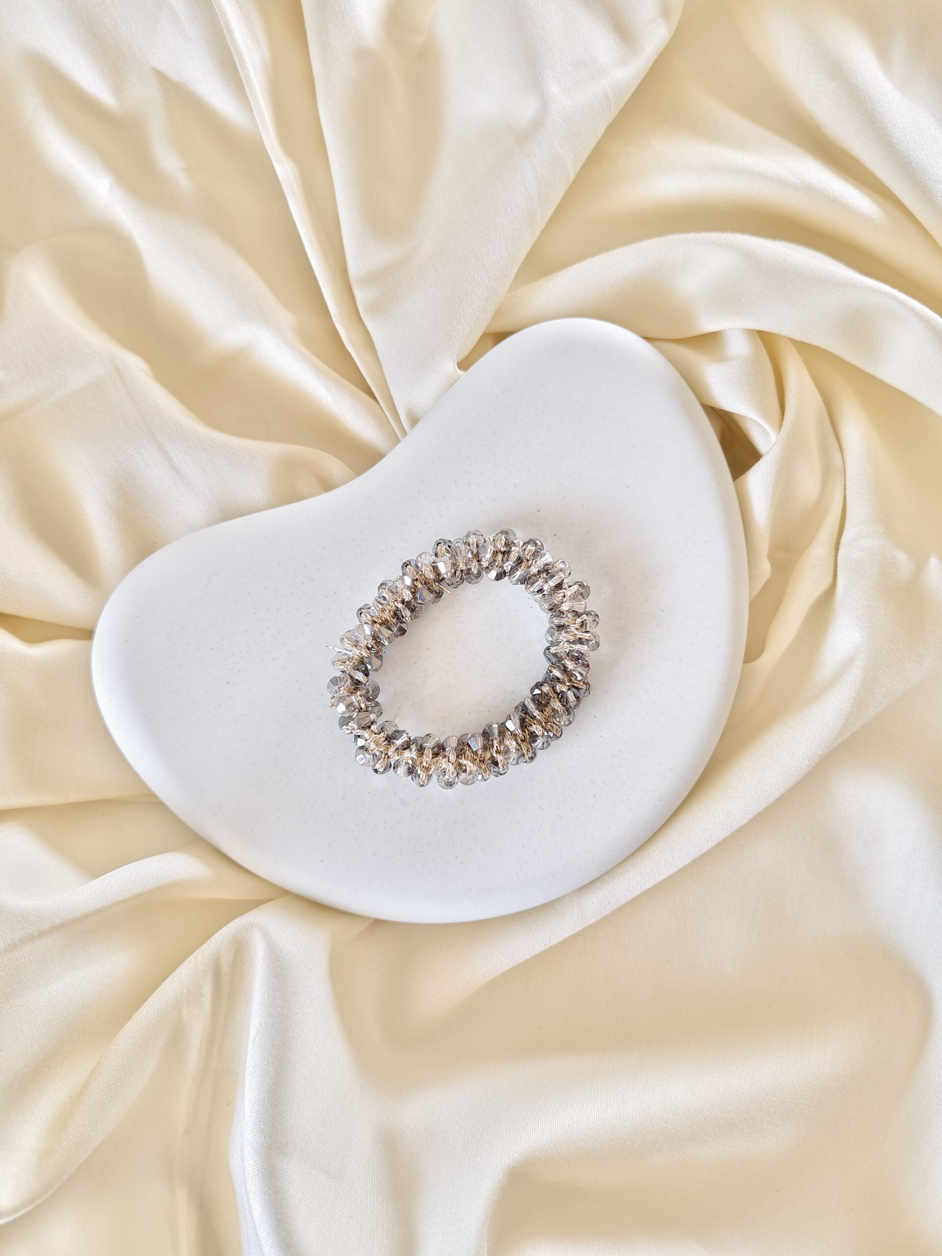 Crystal Beaded Elastic Hair Ties - Image 6