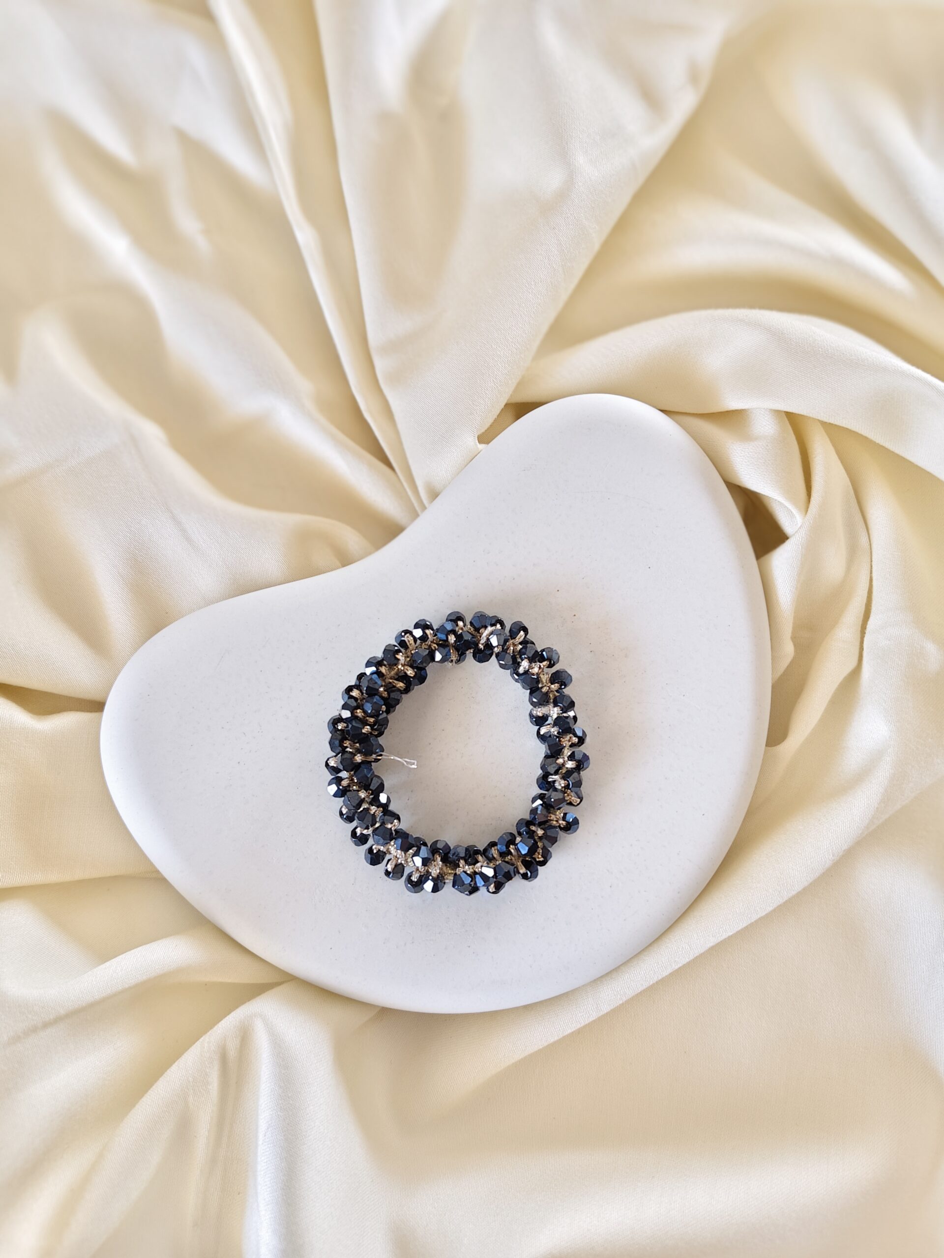 Crystal Beaded Elastic Hair Ties - Image 5