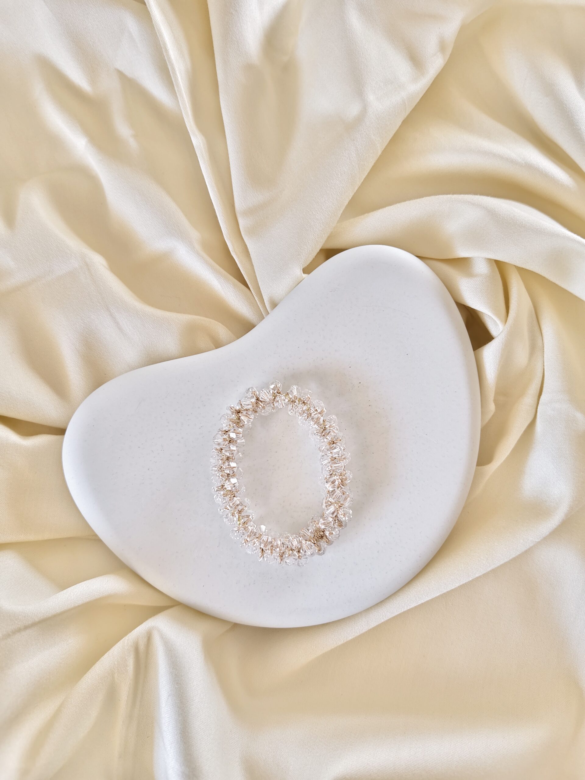 Crystal Beaded Elastic Hair Ties - Image 4