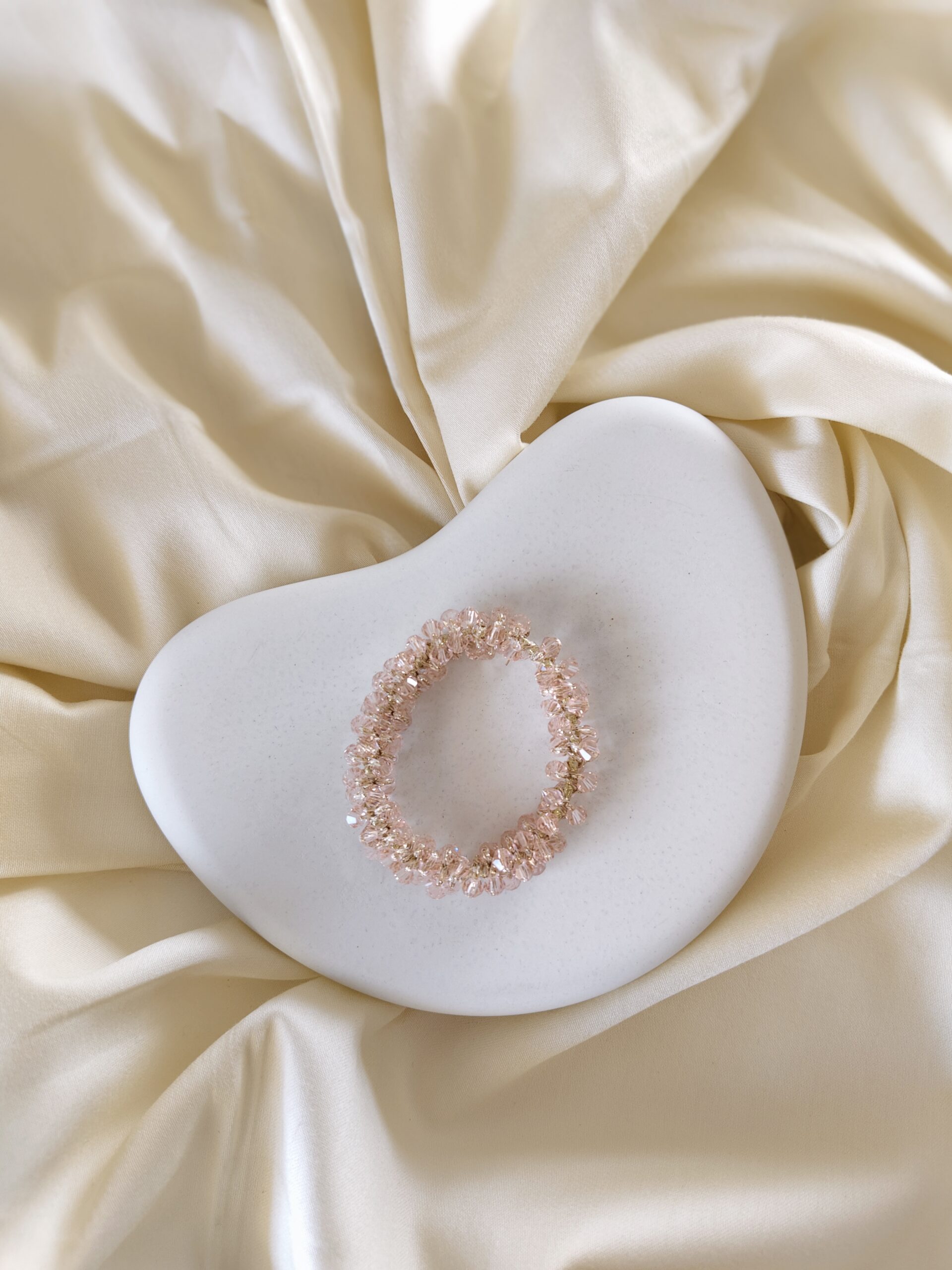 Crystal Beaded Elastic Hair Ties - Image 4