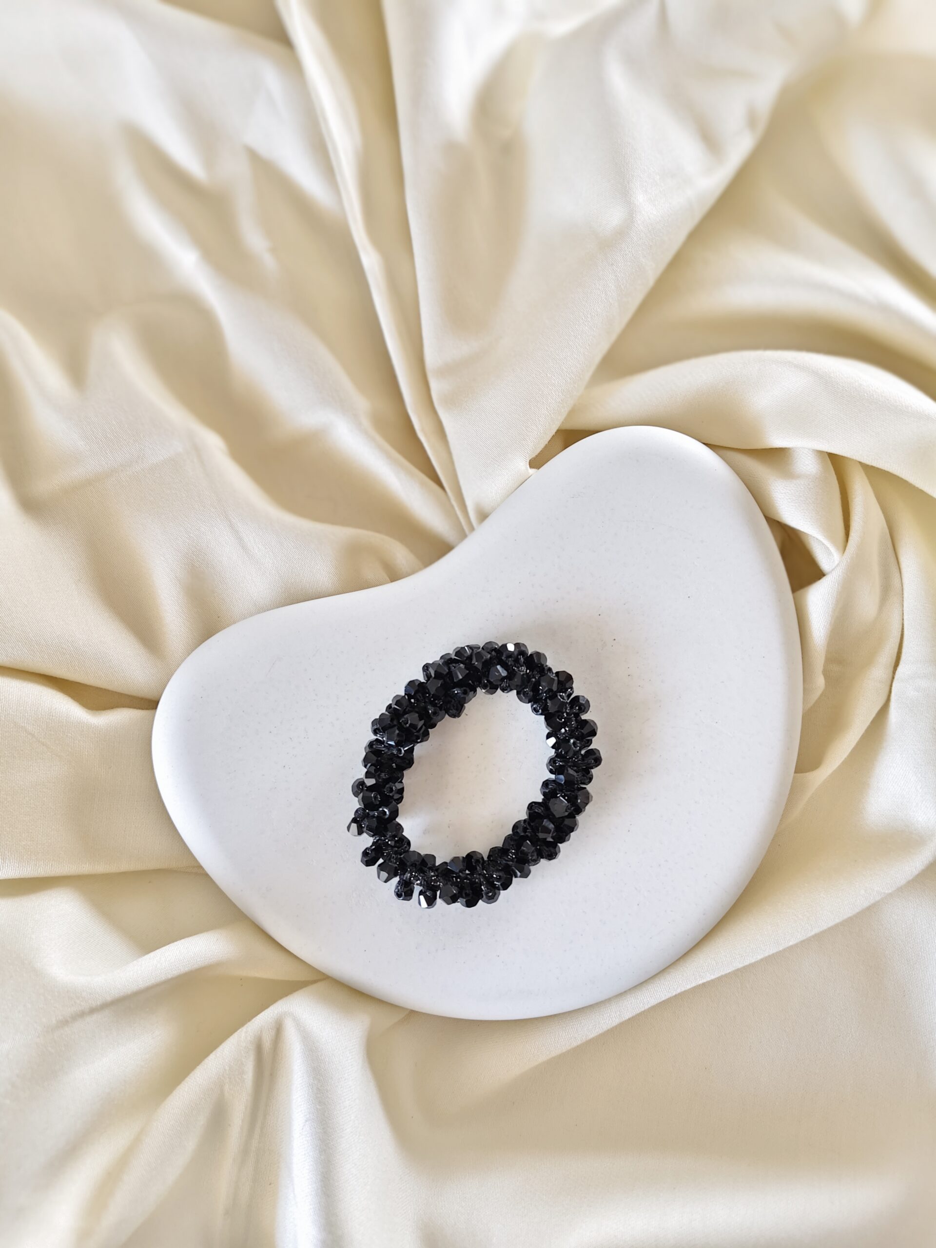 Crystal Beaded Elastic Hair Ties - Image 6