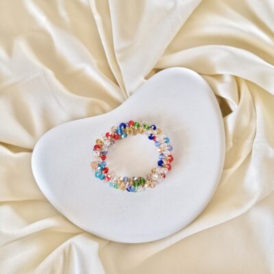 Crystal Beaded Elastic Hair Ties