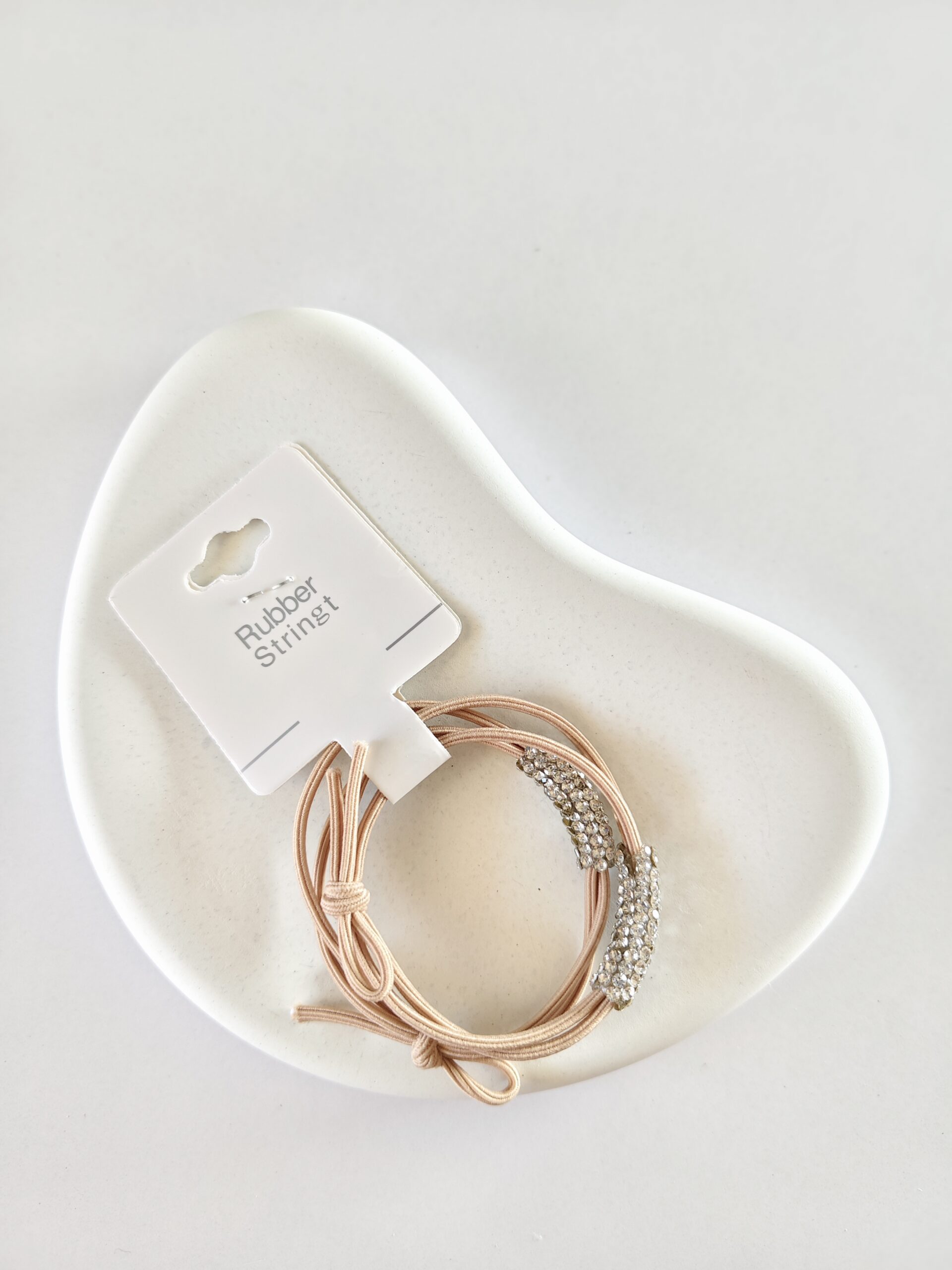 Glam Rhinestone Rubber Hair Bands- set of 2 - Image 5