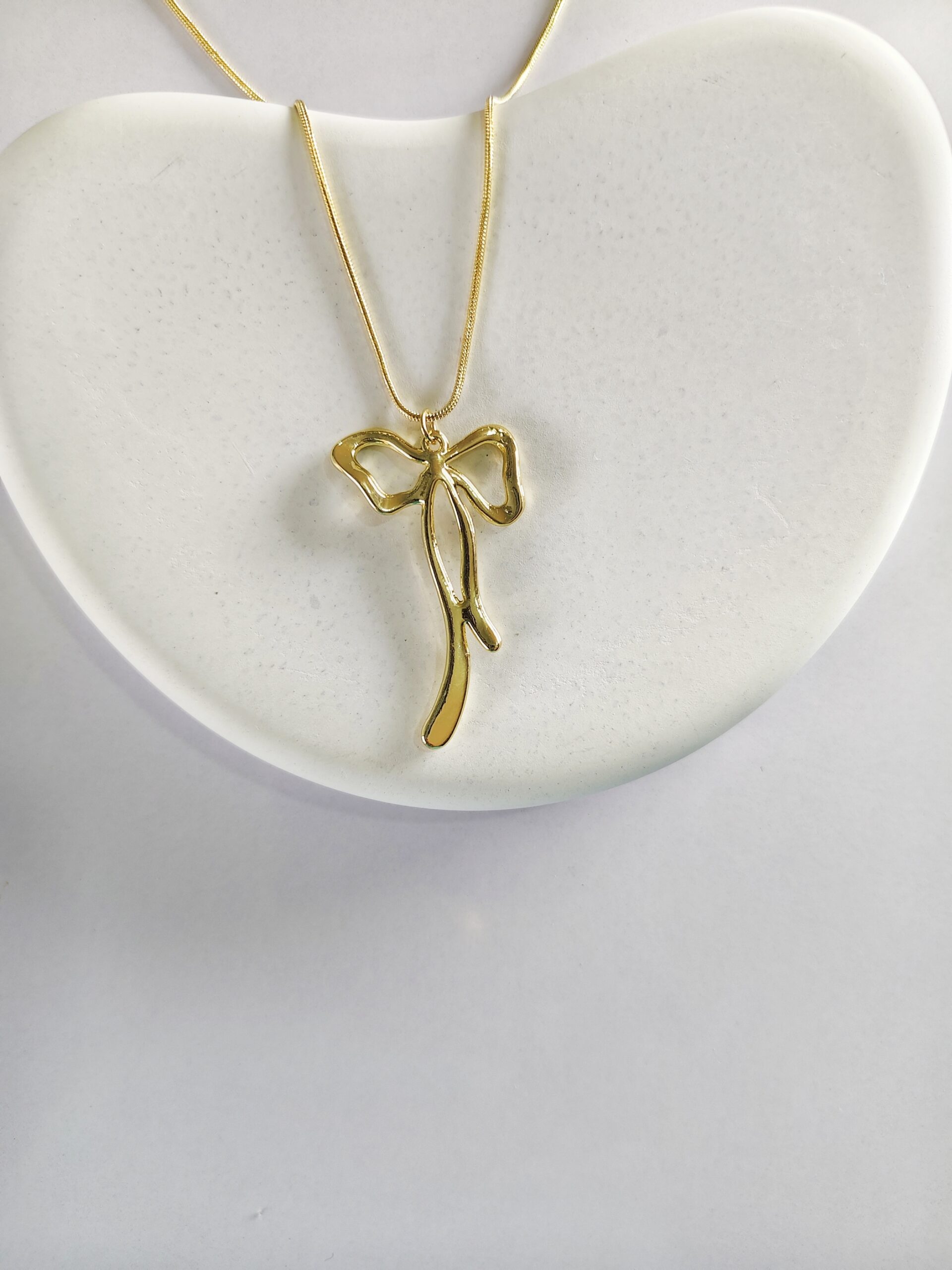 Anti Tanish Chain Golden Bow Design