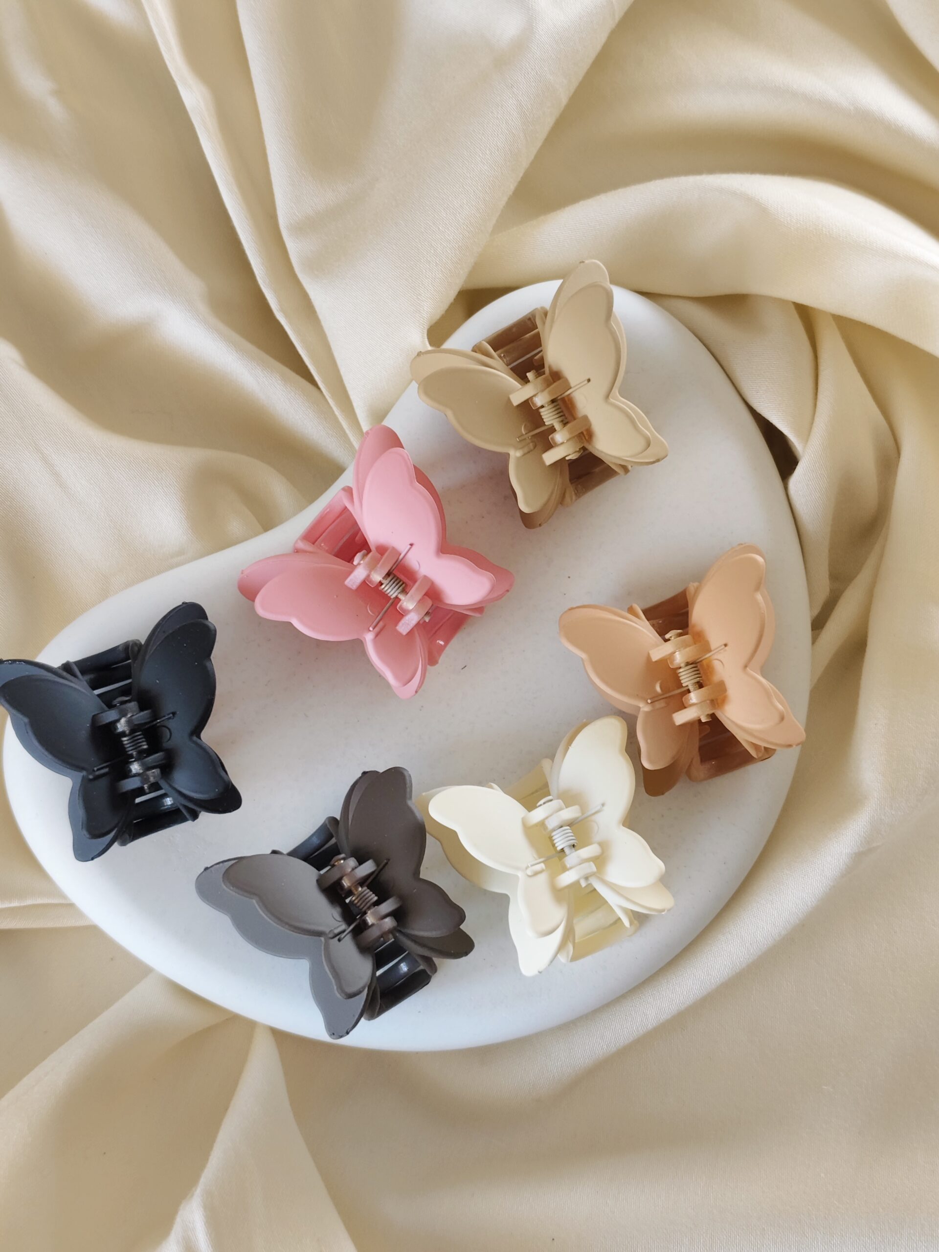 Stylish Matte Butterfly Clutch